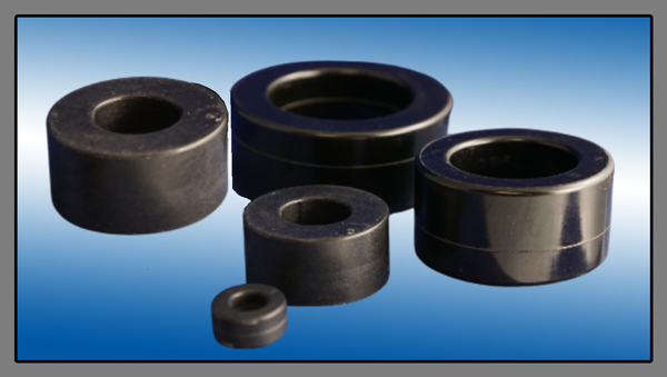 Inductive absorbers toroid cores black