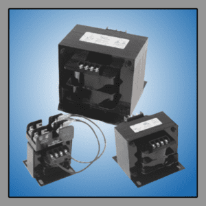 three low voltage control power transformers