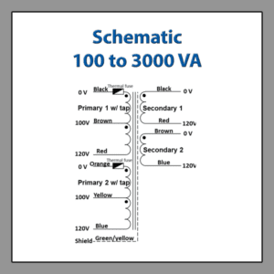 medical grade isolation transformer wiring diagram 100 to 3000 va