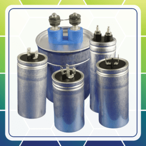 Pk capacitors in cylindrical aluminum case group Pk capacitors in cylindrical aluminum case group