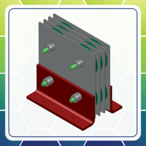 Air cooled ceramic resistor assembly Air cooled ceramic resistor assembly