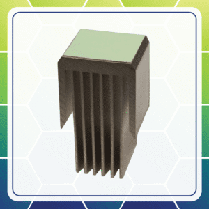 Thermal Interface Materials mounted to a heatsink ,thermal pad made from Keratherm Green 86/37 Thermal Interface Materials mounted to a heatsink ,thermal pad made from Keratherm Green 86/37 1.8 W/mK having high thermal conductivity and is highly compressible