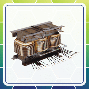 Edge wound three phase inductor Edge wound three phase inductor