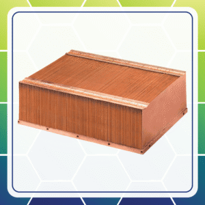 Copper bonded fin heat sink