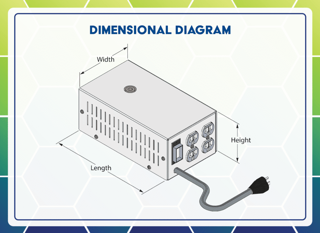 enclosed medical grade isolation transformer dimensions