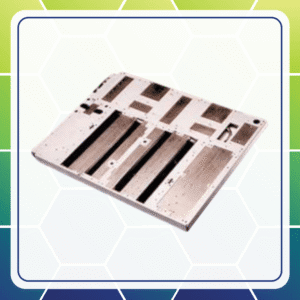 Liquid cold plates supported in sheet metal framed