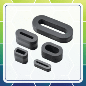 Group of oval shaped FT-3K50T and FT-8K50D Common-mode nanocrystalline cores