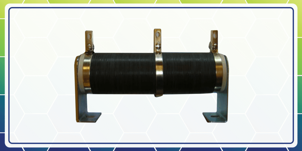 Heavy duty open wire wound resistor