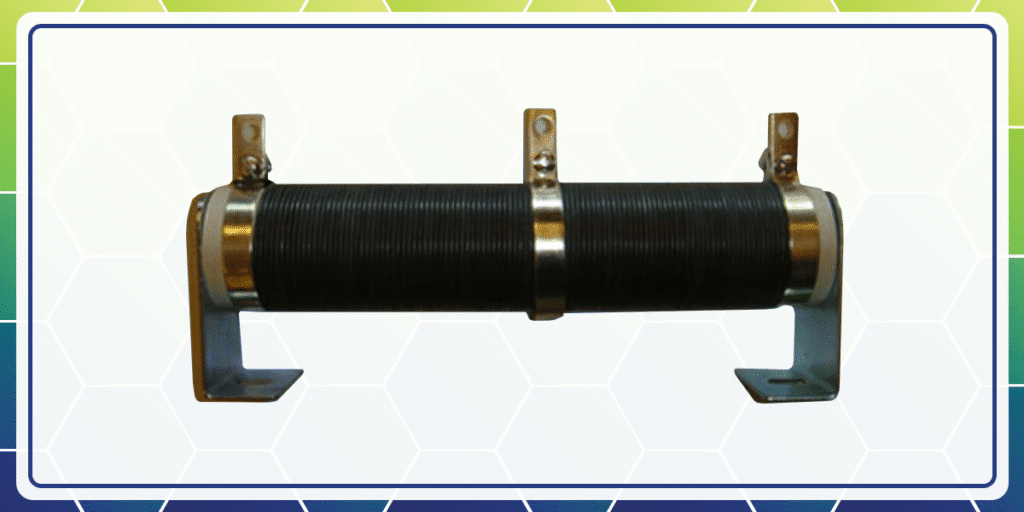 Heavy duty open wire wound resistor