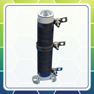 Tapped wound resistor reduced foot print vertical mount option v